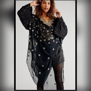 Free people you're a star Sequin tunic